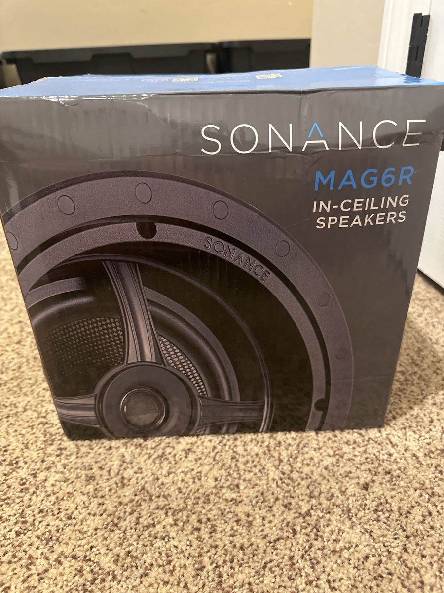 Sonance in ceiling speakers MAG6R brand new never opened.