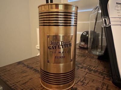 Jean Paul Gaultier Le Male Elixir Eau de Parfum - 125ml / 4.2 fl oz Collector's Edition Gold Bottle