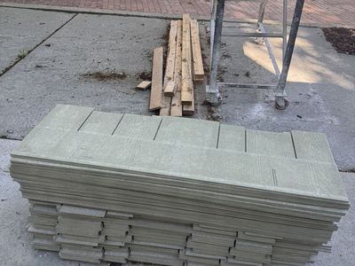Hardie Cement Siding- 80 pieces