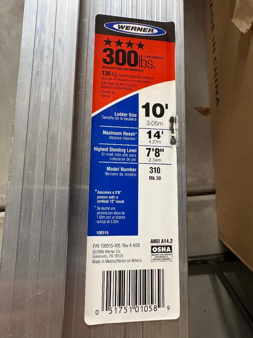 Werner 10 ft Ladder