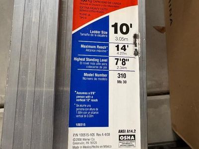 Werner 10 ft Ladder