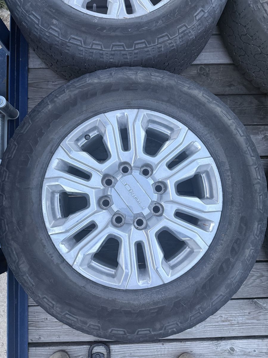 Denali Wheels and Goodyear Wrangler All-Terrain Tires - 275/60R20 - Set of 4