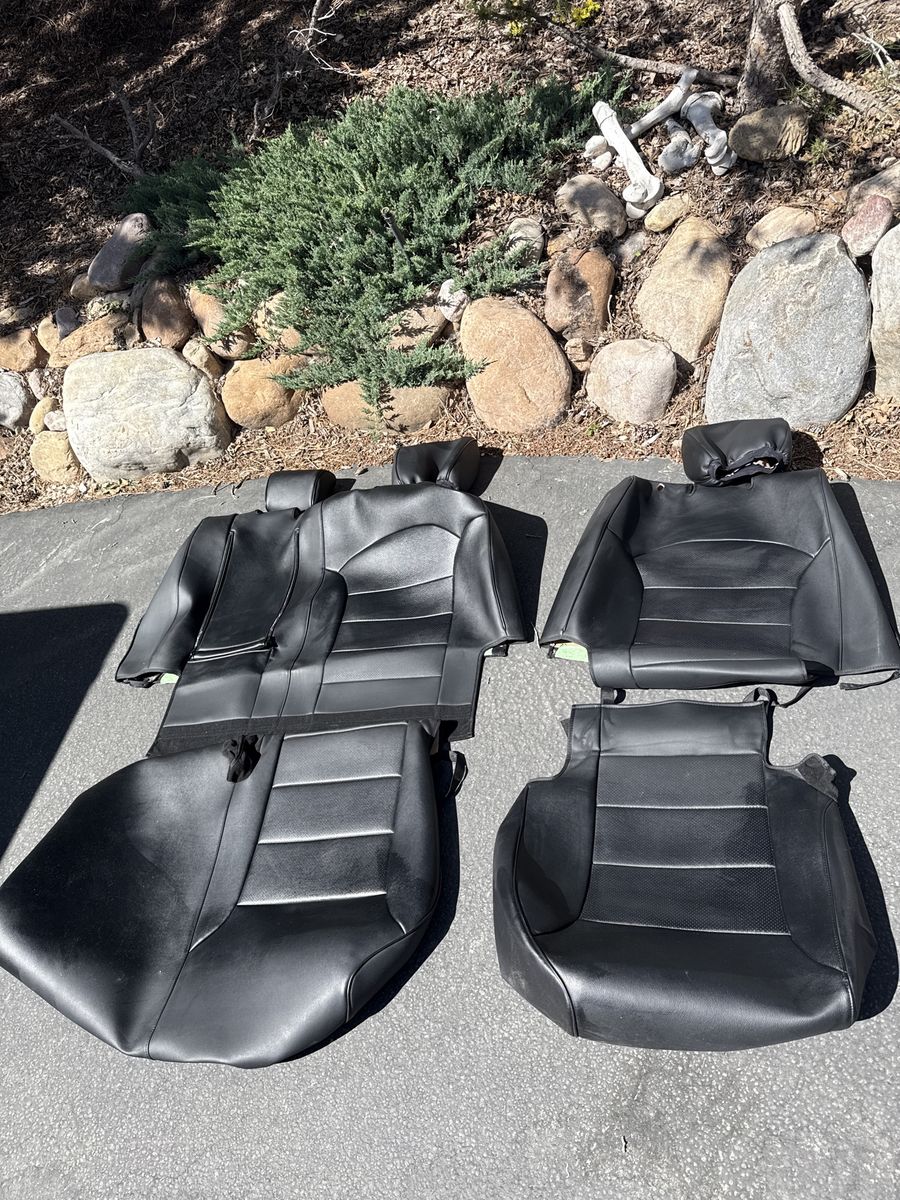 Faux leather Toyota Tundra backseat cover