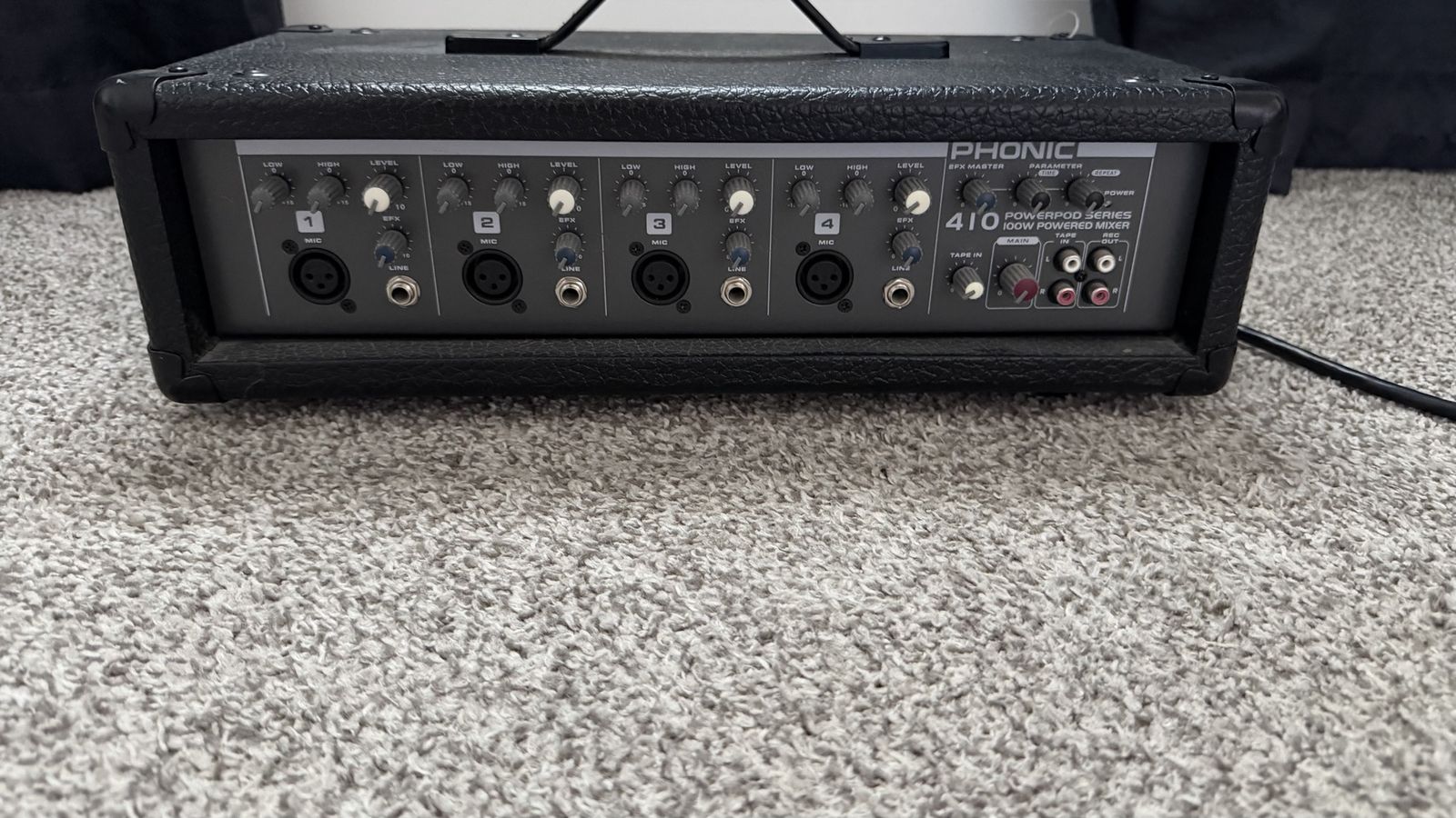 Phonic Powerpod Series 410 100W Powered Mixer - 4 Channel Amplifier