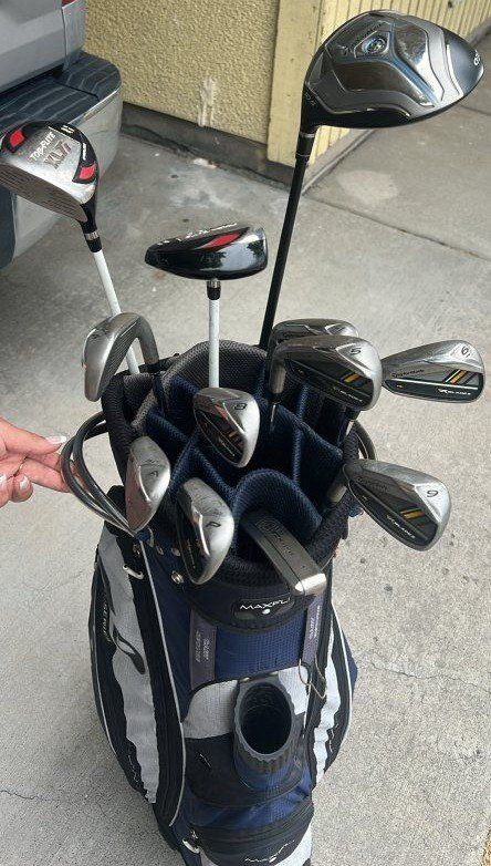 Mens Left Handed Golf Club Set