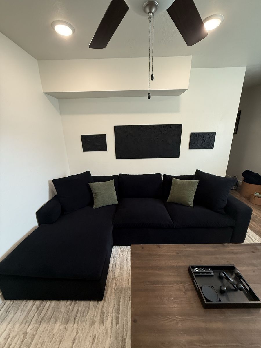 Modern R&L L Shaped Living Spaces Sofa