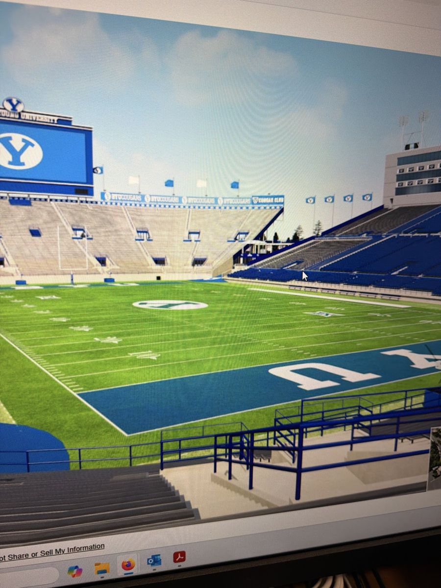 BYU vs Utah Tech - 3 Tickets Lower Bowl