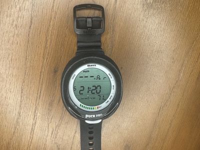 Mares Puck Pro Dive Computer Watch - Black