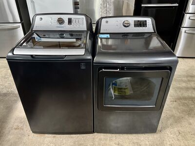 GE WASHER AND DRYER SET WITH 13 MONTH WARRANTY