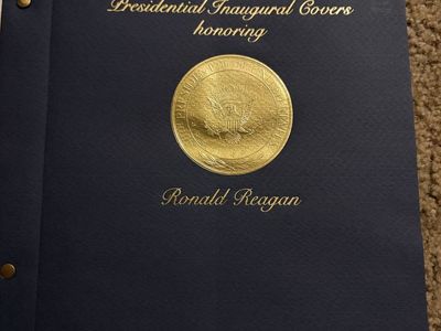 Antique inaugural covers from George Bush and Ronald Reagan stamp collection