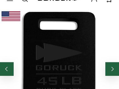 GO RUCK Vest Plates 20lb, 30lb, 45lb