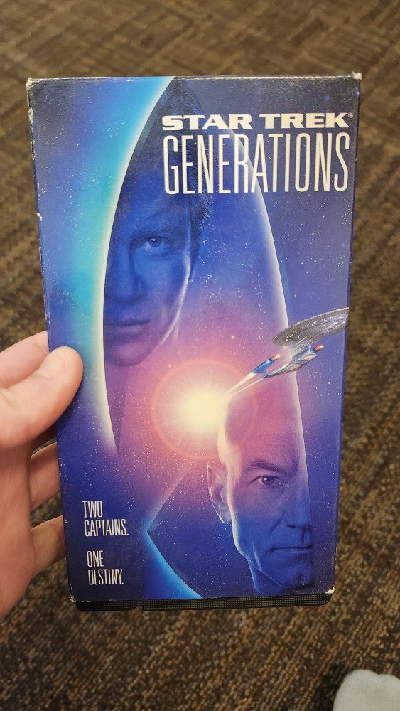Star Trek Generations VHS Tape