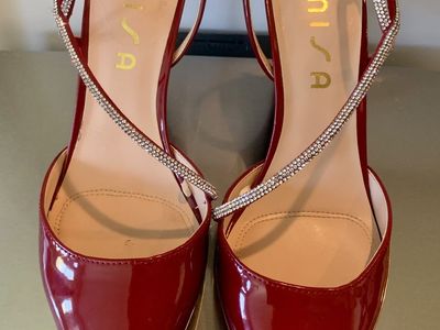 Red Heels Size 10 Worn 1 Time ever