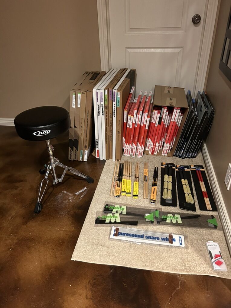 New Drum Heads and Accessories