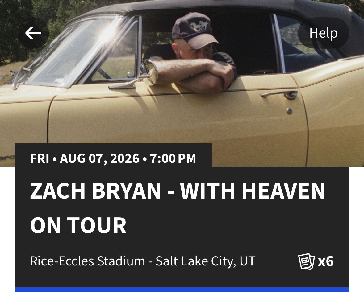 Zach Bryan Tickets