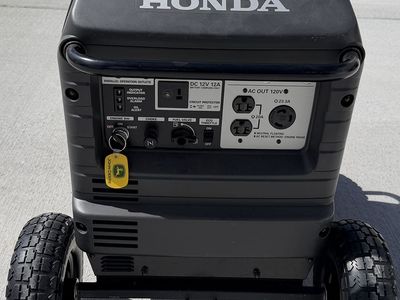 Honda EU3000iS 3000 watt 120V inverter generator with CO-MINDER