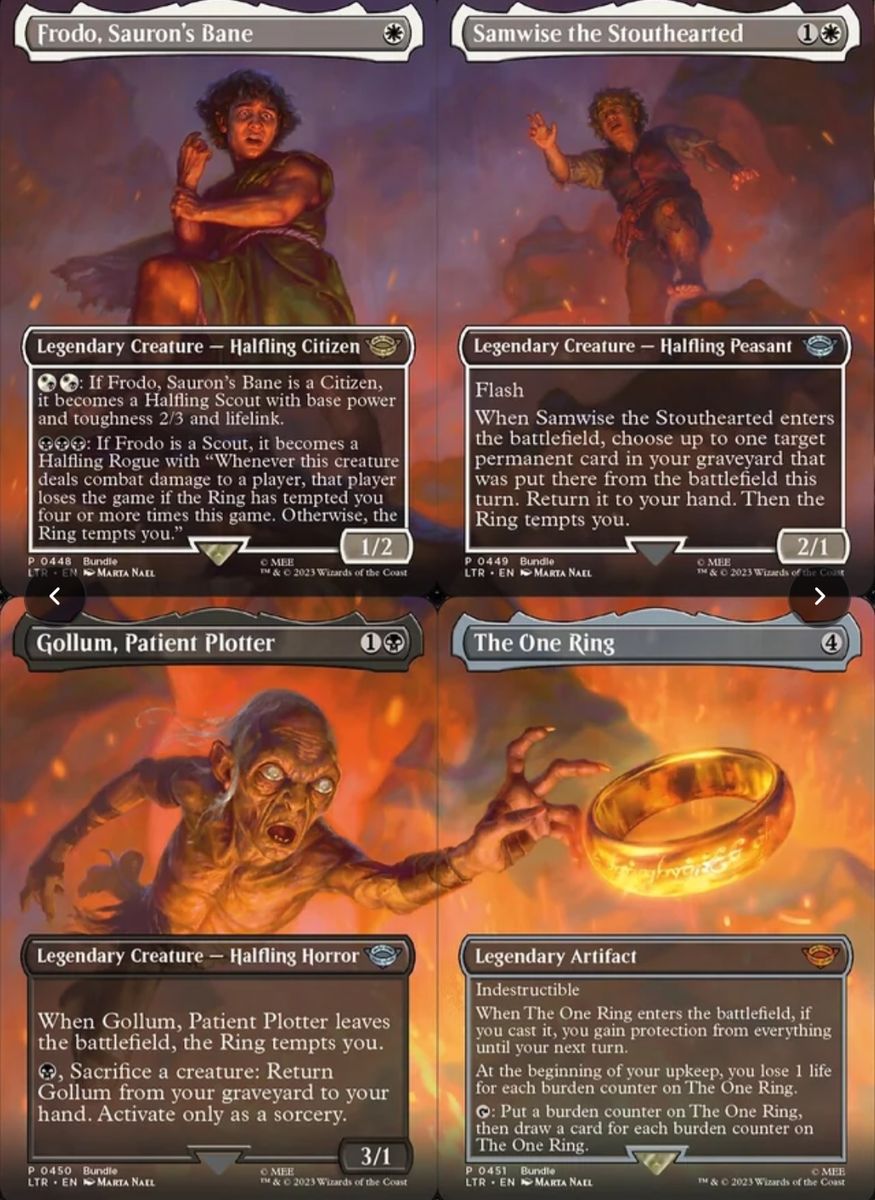 MTG The Lord of the Rings: Tales of Middle-earth Scene Sets - 70+ Near Mint Foils & Normals