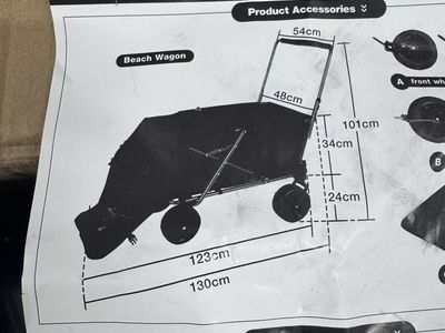 Beach wagon cart