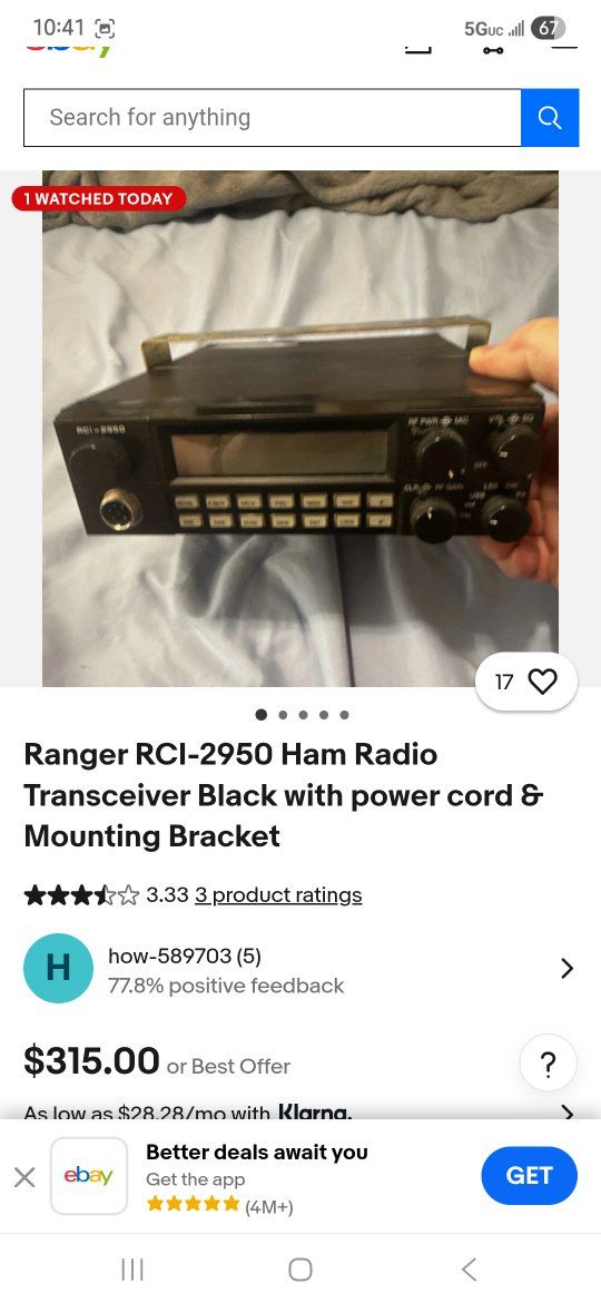 Ranger RCI 2950