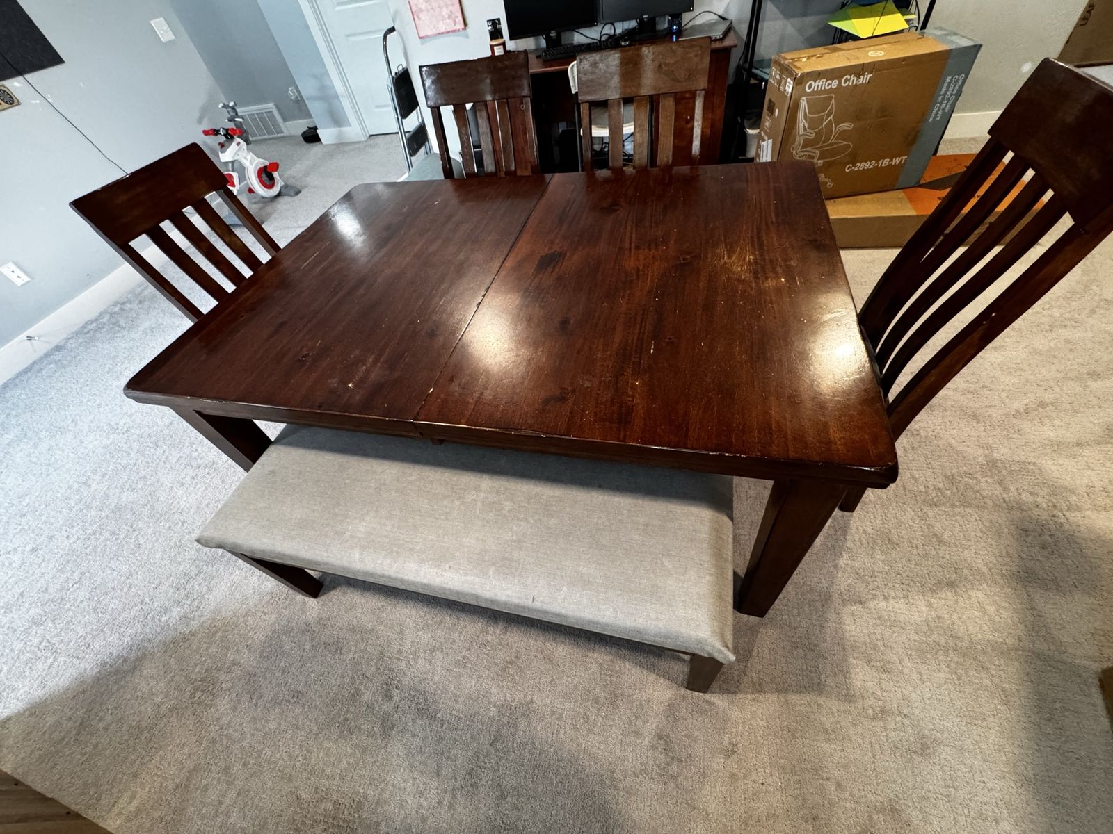 Butterfly Leaf Dining Table Set