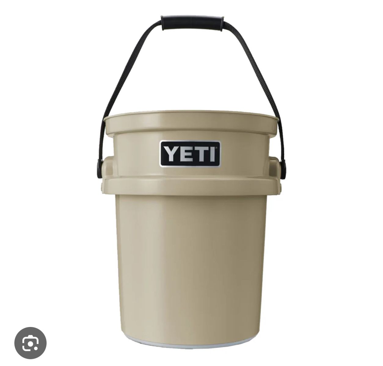 Tan Yeti BUCKET with Lid/caddy