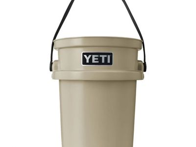 Tan Yeti BUCKET with Lid/caddy