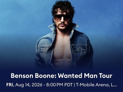 Benson Boone Concert TONIGHT! 2 Tickets