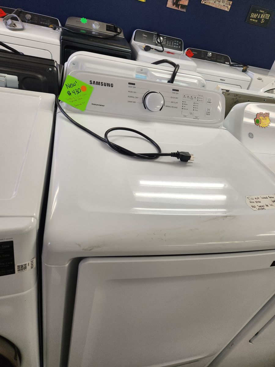 BRAND NEW! SAMSUNG TOPLOAD GAS DRYER