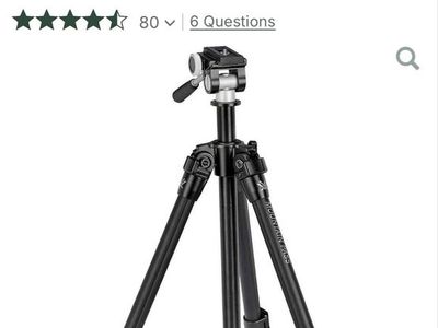 Vortex Mountain Pass Tripod Kit - Portable, Lightweight Tripod with Ball Head & Carry Bag