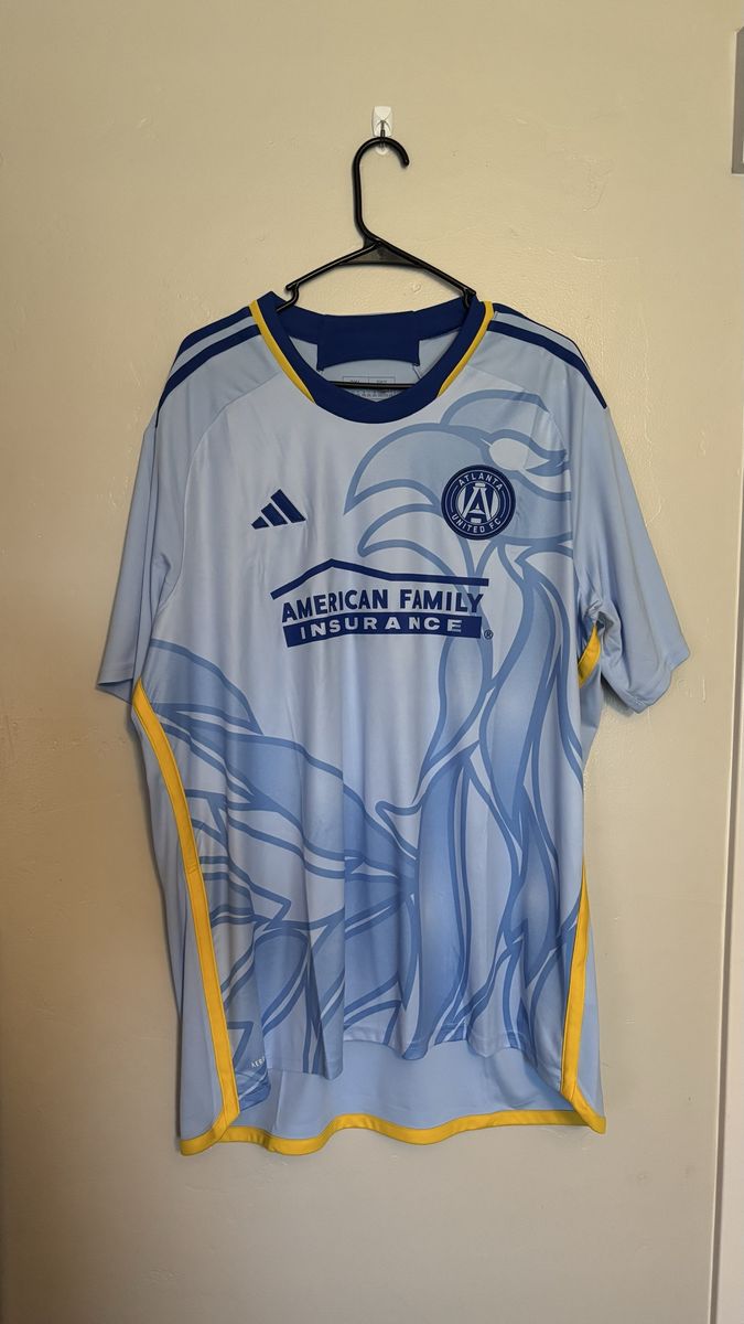 Adidas Atlanta United FC 2XL Light Blue Soccer Jersey