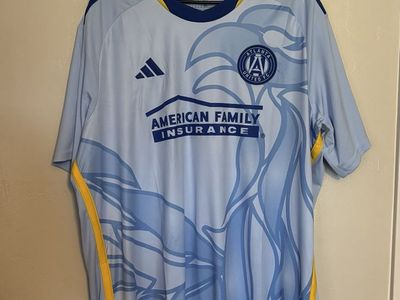 Adidas Atlanta United FC 2XL Light Blue Soccer Jersey