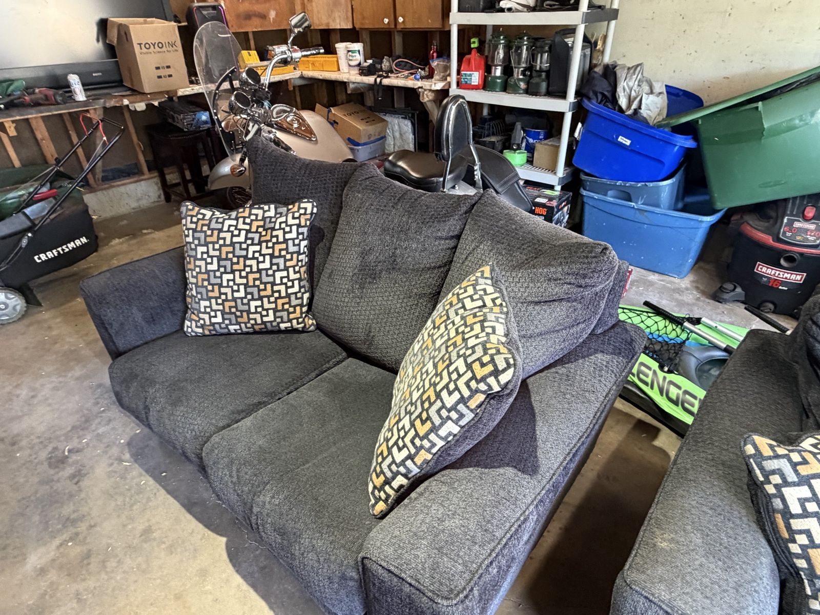Couch and love seat