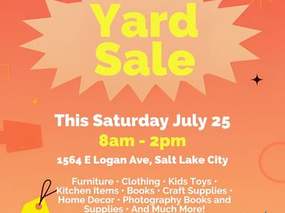Multi Household Yard Sale Saturday 7/25