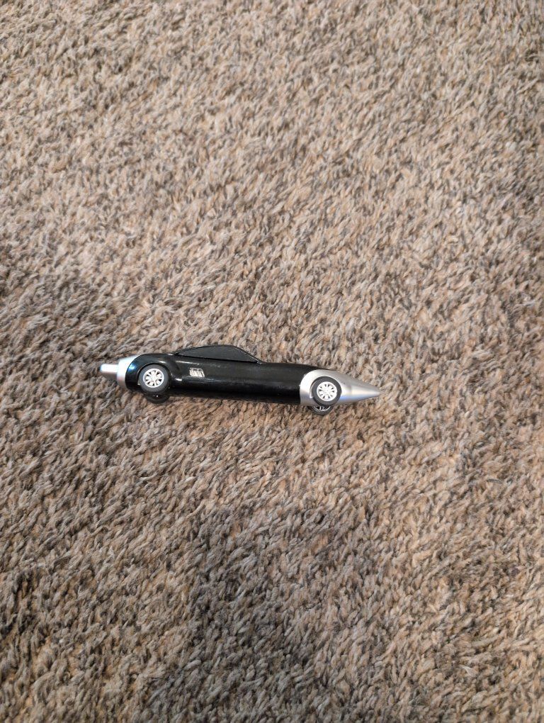 Vintage Black & Silver Batmobile Pen