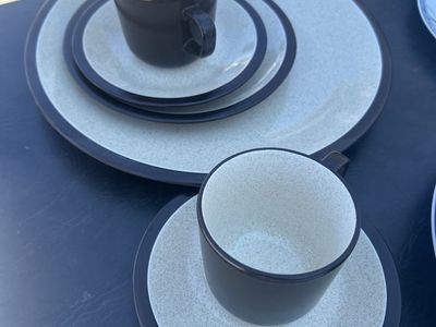 Mikasa vintage Terra stone dinnerware set