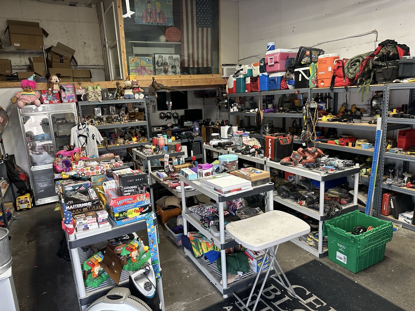 HUGE INDOOR YARD SALE!!