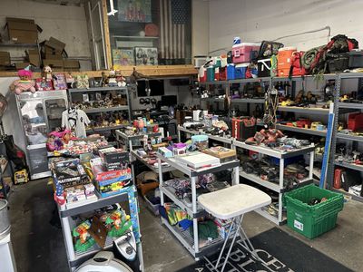 HUGE INDOOR YARD SALE!!