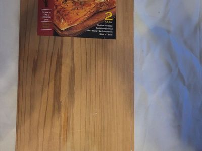 TrueFire Gourmet Cedar Grilling Planks - 2 Pack Western Red Cedar for Gas & Charcoal Grills