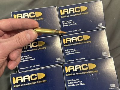 5.56 NATO 55 grain FMJ