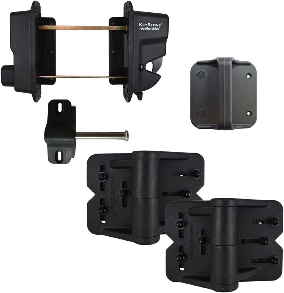 Single Gate Hardware Kit Rugged Style WEATHERABLES