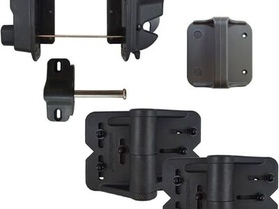 Single Gate Hardware Kit Rugged Style WEATHERABLES
