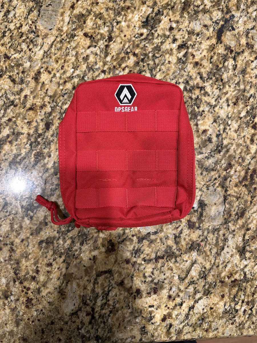 Military Tactical Gear Utility First Aid Pouch - Red - Brand New