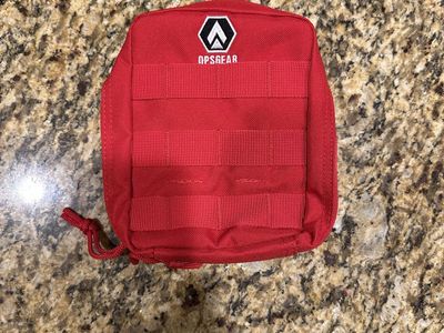 Military Tactical Gear Utility First Aid Pouch - Red - Brand New