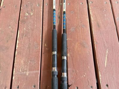 Shakespeare Sturdy Stik 7'0" Medium Action 15-30lb Fishing Rods (Pair)