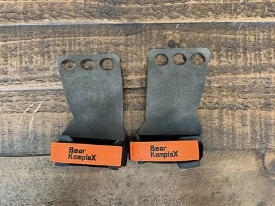 Bear KompleX 3-Hole Leather Hand Grips