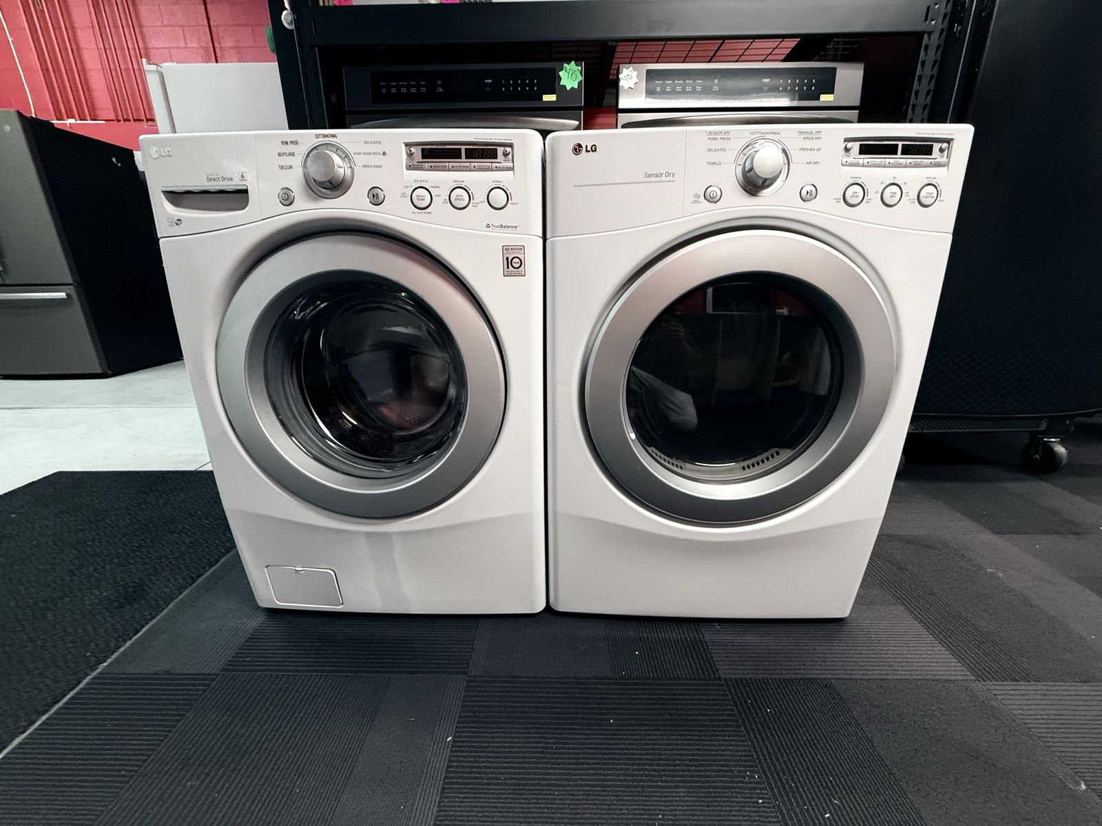 Matching White Ultra Capacity, Lg Washer & Dryer Set!(STACKABLE!)