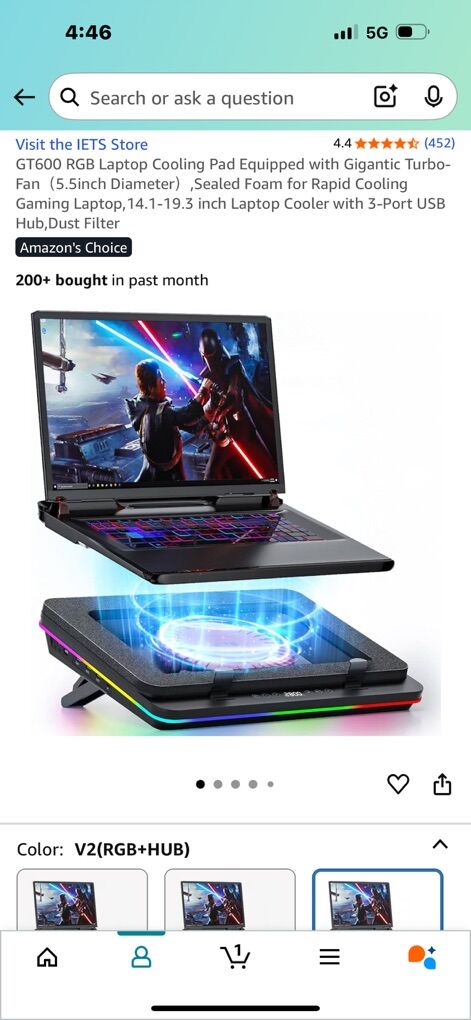 IETS GT600 cooling Pad