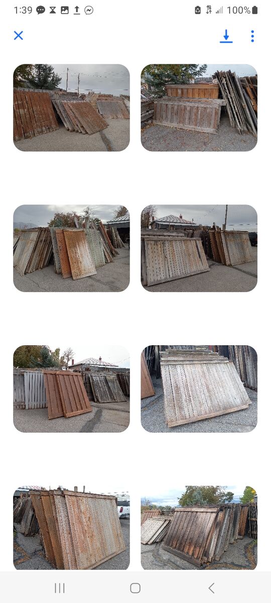 Rustic cabin wood fence , barn wood and galvanized tin roofing  (can deliver)