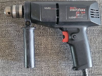 Vintage Sears Craftsman 3/8-inch corded drill