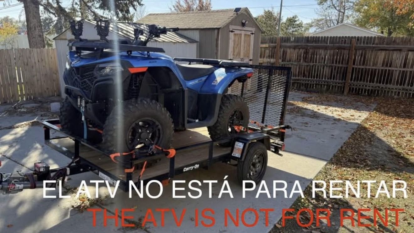 Utility Trailer - For Rent/ Remolque Utilitario - Para Rentar